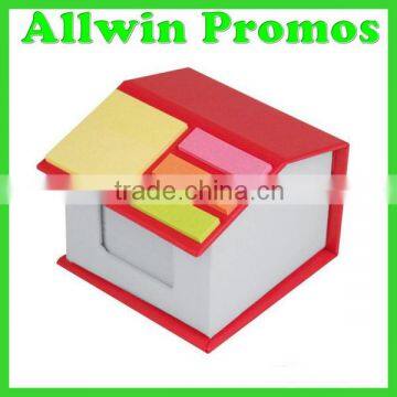 Logo Printed House Shaped Sticky Note Pad