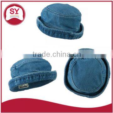 Customize roll up baby bucket hat for boys and girls