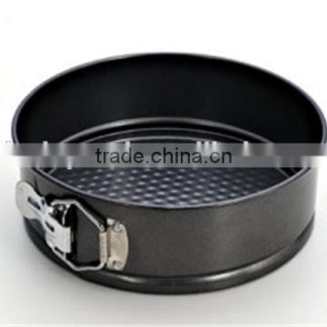 carbon steel non-stick round spring cake mould