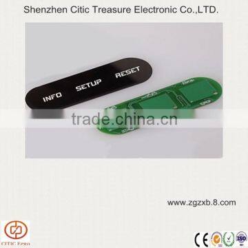 PCB capacitive touch keypad 3 button