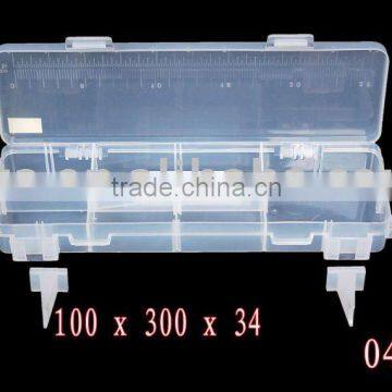 8 compartment clear tackl box