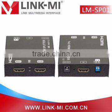 LINK-MI LM-SP01 Factory Wholesale HDMI 1x2 Splitter Supports 3D, EDID/ HDCP2.2 to HDCP1.4. 4Kx2K@60Hz(YUV 4:2:0) photo-2