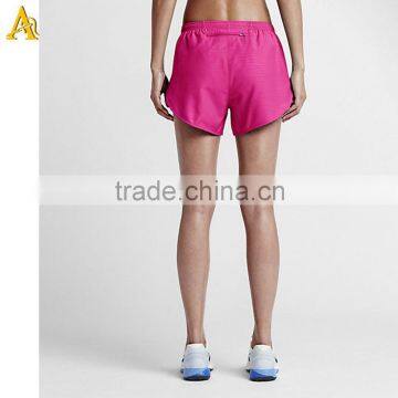 custom made basic style solid color yoga shorts sports running shorts women