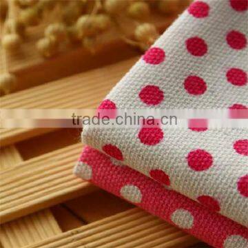 red dot print fabric for textile