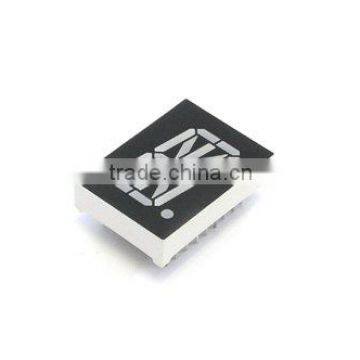 black face white segment alphanumeric LED display