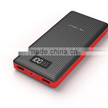 Thin 10000mah Pineng Polymer custom power bank (PN-963) with dural USB