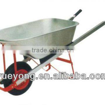 Galvanized contractor steel wheel barrow