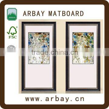 Huizhou Arbay the Newest Precut Passe-partout With White Double Matboard photo-3