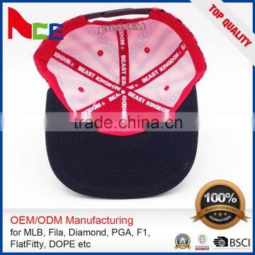 Cool Plain Custom Embroidery Customize High Quality 5 Panel Acrylic Snapback Caps photo-5