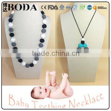 Personalized Teething Amber Silicone Necklace photo-3