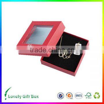 2016 Printed empty jewelry gift boxes cardboard packaging