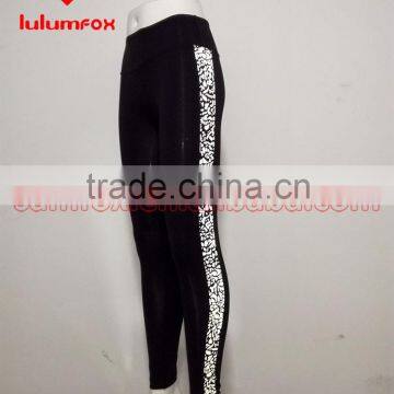 0012 OEM 87%NYLON 13%SPANDEX Refletive Ladies Tight GYM Leggings