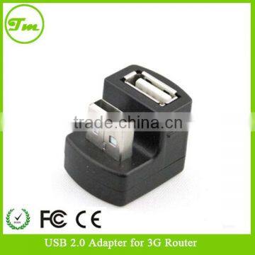 high quality 180 degree elbow 3G router usb adapter