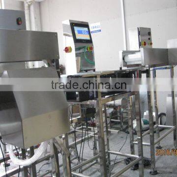 Automatic online checkweigher for fish, chicken, sea food product with competitive price