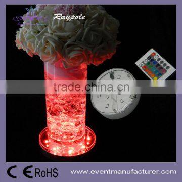 4Inch White LED Light Base Centerpieces Lighting