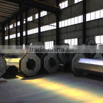 yard best quality Galvanized steel poles