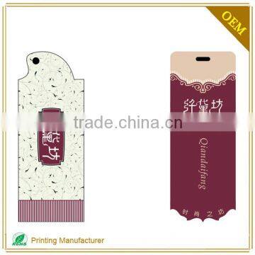 Wholesale High Quality Clothes( Clothing) Garment Jeans Hang Tag