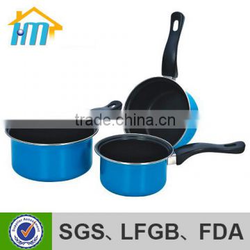 commercial 3pcs saucepan cookware set carbon steel