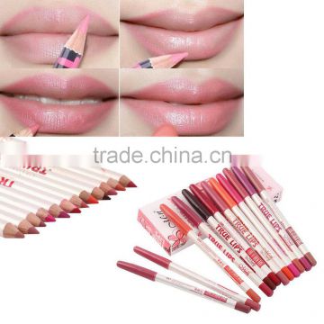 New 12 Colors Professional Makeup Long lasting Waterproof Lip Liner Pencils