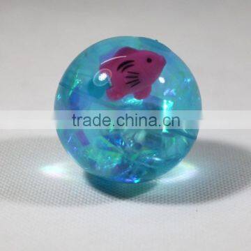 Factory Price 55mm Pvc Plastic Led Flashing Bouncy Water Ball Bouncing Toy Ball photo-4