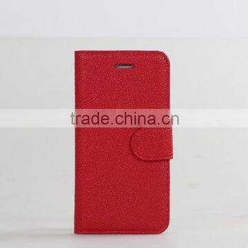 LZB flip leather case with litchi grain,flip leather case for Huawei G526 cover with PC/TPU inside