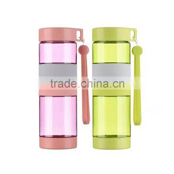 Foodgrade Best Plastic Tritan tea Bottle 550ML BPA Free