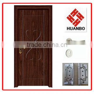 Modern design interior mdf wooden pvc doors and windows