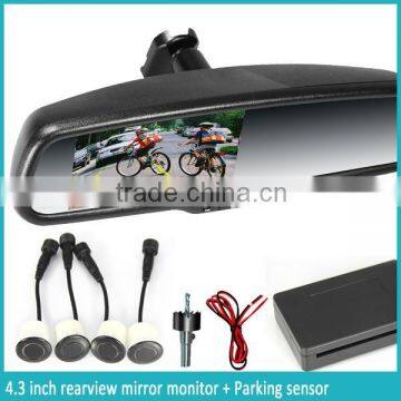 germid car rearview mirror with bluetooth wireless backup camera display