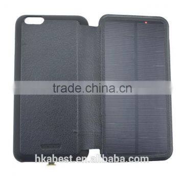 For IPhone 6s Plus Solar Battery Case,4200mAh Portable Solar Power Bank Backup External Battery Charger Case For IPhone 6 Plus