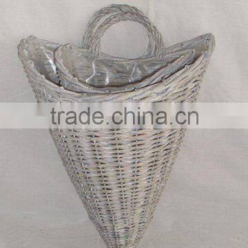 willow basket for garden or plant