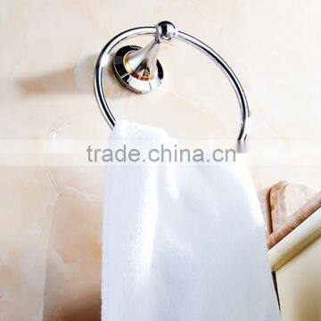 80360 Bathroom Accessory Fashion Hotel Use Circular Towel Ring With Gold Towel Holder photo-2