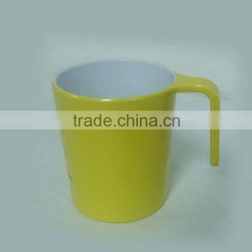 two-tone melamine mug with handles