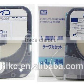 tape cassette LM-TP312T (12mm,Transparent) MAX electronic lettering machine tube marking machine