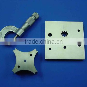 stainless steel CNC laser cut metal plate cnc wire cut edm