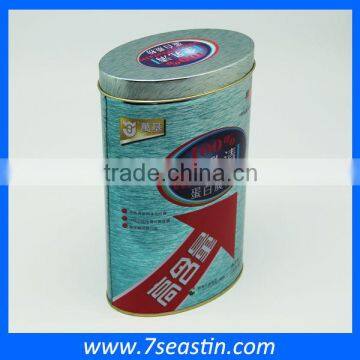 Oval Milk Powder Tin Boxe / Food Tin Can