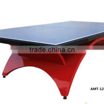 25mm modern cheap big rainbow outdoor table Folded portable tennis table