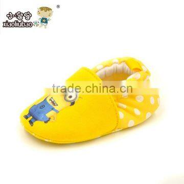 New Arrive Lovely Minions Newborn Baby Boys Girls Shoes First Walkers Cotton Toddler Shoes Baby Shoes Branded