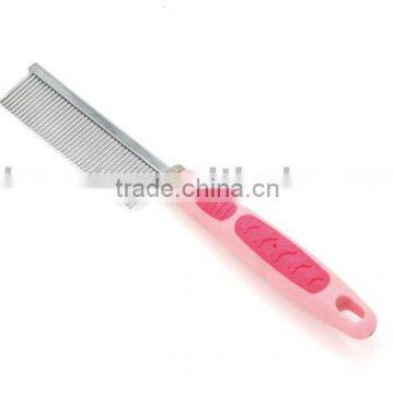 ZML1031-40 Pink grooming pet comb