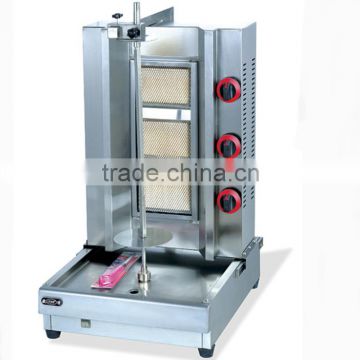 2015 new products Commercial Gas Doner Kebab Machine With 3 Burners