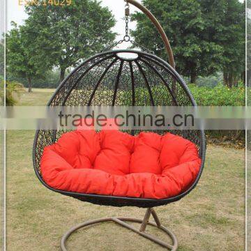 High quality outdoor double seater swing chair