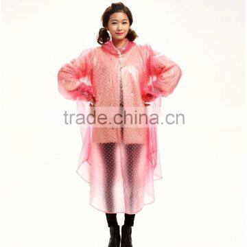 Plain Color Blue LDPE Poncho With Imprinting promotional raincoat