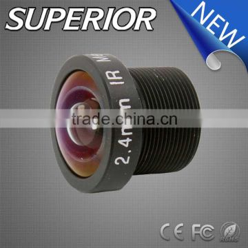 china top ten selling car products camera hd m12 2.4mm s-mount lens for 1/3 inch