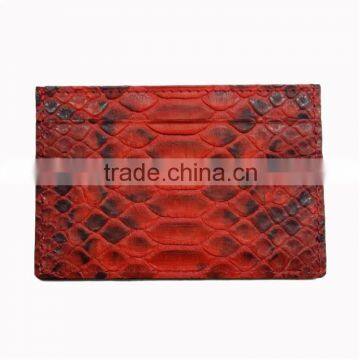 Genuine Python Snake Leather Business Card Holder or Name Card Holder