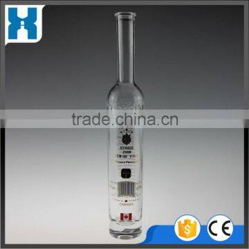 FROSTED 750ML WINE GLASS VODKA BOTTLE SPIRIT BOTTLE