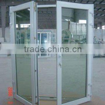 PVC casement door