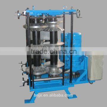 Corrugated plate curving machine