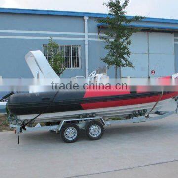 6.8m / 22'4'' RIB Boat 680, Twin outboards 115HP