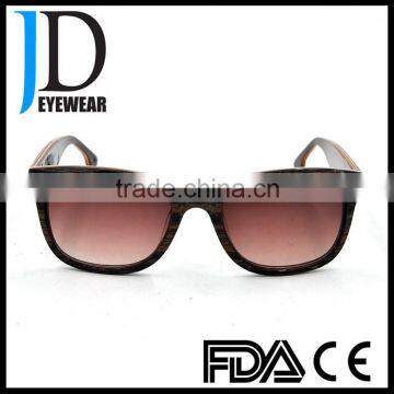 Hot Sell UV400 Fashion Style Polarized Wooden Eye Sunglasses