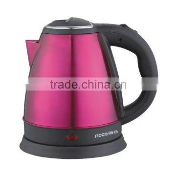 Colorful electrical stainless steel kettle