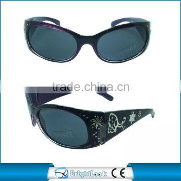 No brand popular rhinestone plastic kids sunglasses